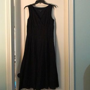 Sleeveless black dress